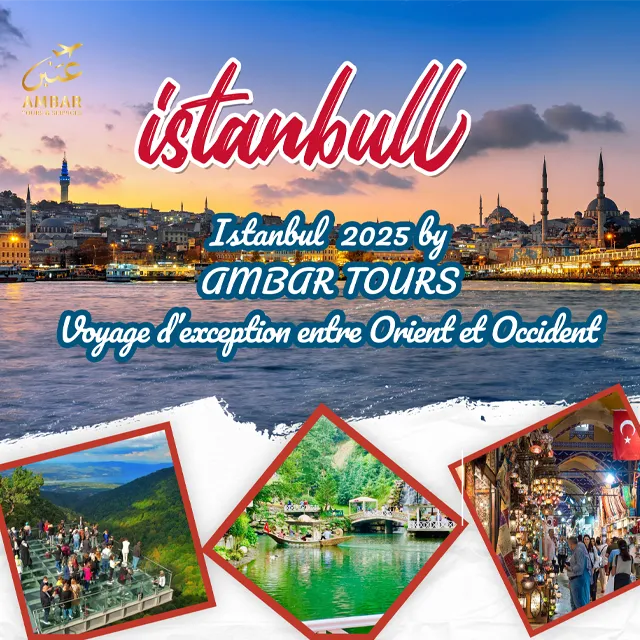 AMBAR TOURS, agence de voyage en Tunisie : voyages organisés, vols & billetterie, hôtels, Omra, visa et voyages à la carte. Devis rapide et assistance 7j/7.